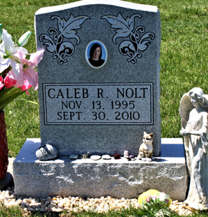 Caleb R Nolt Headstone