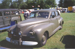 It's a 1942 Packard. It's General Eisenhower staff car.