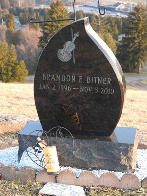 Brandon E Bitner Headstone