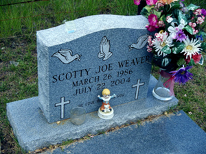 Scotty Joe Weaver's Headstone