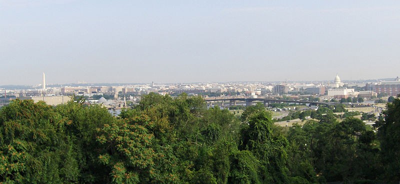 The view from St. Elizabeth's Mental Hospital