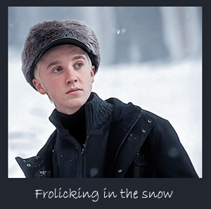 Frolicking in the snow