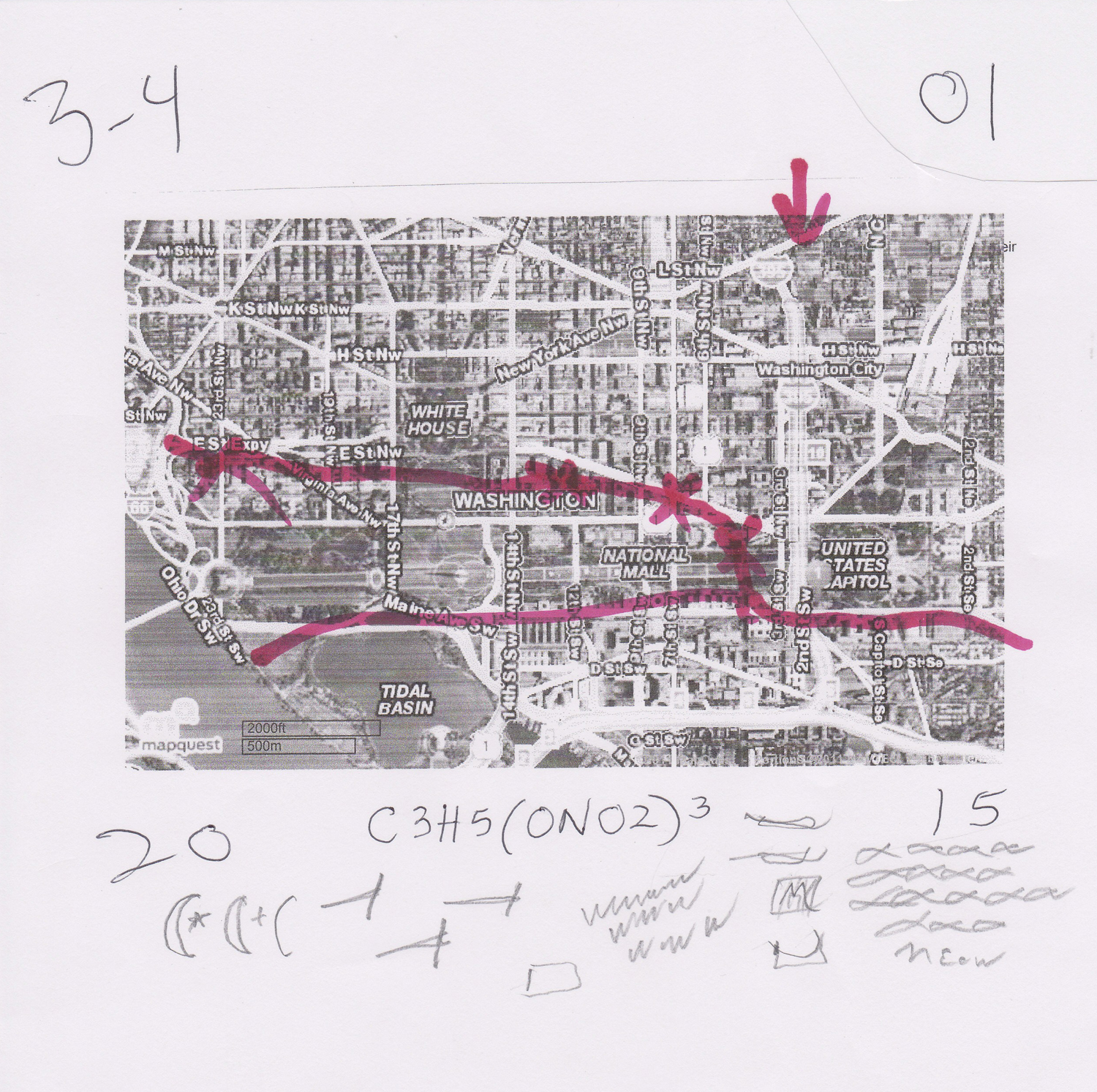 Noah's copy of the treasure map